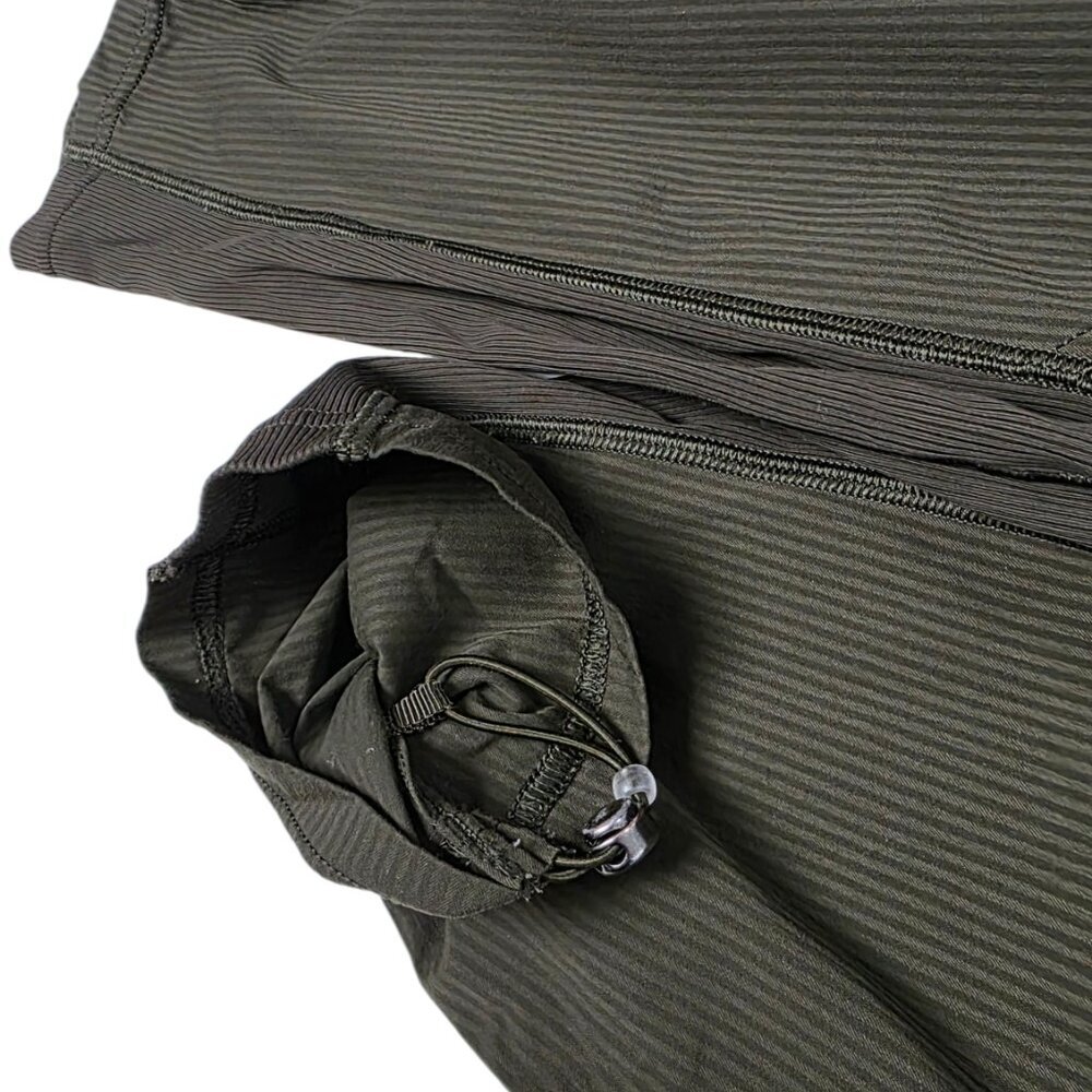 Lululemon Dance Studio Crop, 25" Dark Olive, Swift, Mid Rise, Athletic, Size 4 - Picture 8 of 10